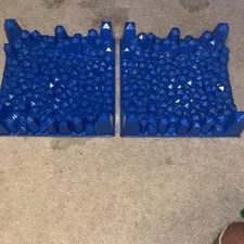 Lot 2 LEGO Aquazone Raised Aqua Playscape Baseplate from Set 1728 Part 4101599