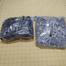 Lego bulk lot of light/dark bluish grey 72oz, great condition (read description)