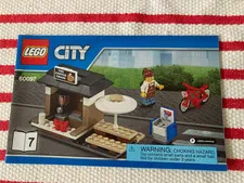 Lego City 60097 City Square Coffee Shop Instruction Booklet 7 ONLY
