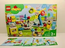 Lego Duplo Town Amusement Park (10956) Used Set/Complete/Box & Manuals