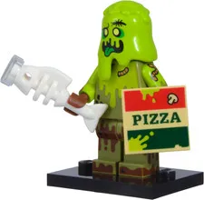 LEGO Series 29 Trash Monster Minifigure with Fish Skeleton, Fly, Pizza Set 71052