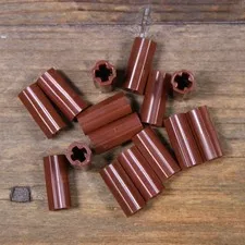 LEGO 6538c 59443 Reddish Brown Technic, Axle Connector 2L Smooth Qty 15