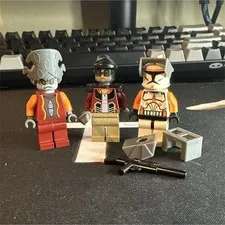 LEGO Star Wars Style Minifigure Lot of 3 Perfect condition RARE 🔥🔥🔥
