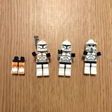 LEGO Star Wars Clone Trooper Minifigure Lot
