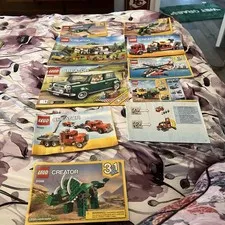 lego creator Manual Lot Of 10