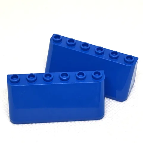 LEGO Parts - Blue Windscreen 2 x 6 x 2 - No 4176 - QTY 2