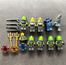 LEGO Atlantis Minifigure Lot w/ Accessories ￼