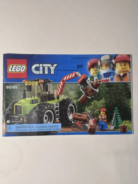 LEGO City Forest Tractor 60181 INSTRUCTIONS ONLY