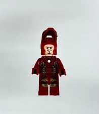 LEGO Super Heroes - Marvel - Minifigure - Iron Man Tony Stark - Flip Up Mask