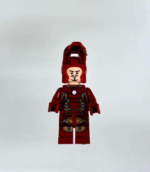 LEGO Super Heroes - Marvel - Minifigure - Iron Man Tony Stark - Flip Up Mask