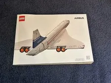 MANUAL ONLY Lego Airbus Concorde *Manual/Guide ONLY* Icons 10318 Airplane