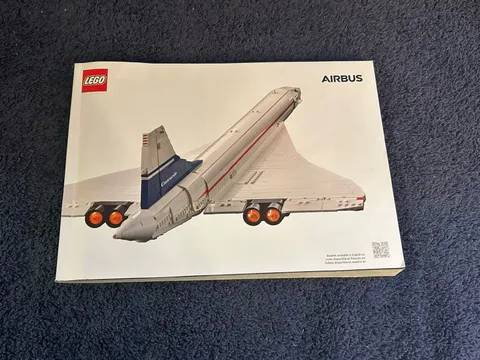MANUAL ONLY Lego Airbus Concorde *Manual/Guide ONLY* Icons 10318 Airplane