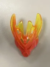 LEGO Bionicle Mask Protector Marbled Trans-Yellow Ref 19149pb04 Set 70783