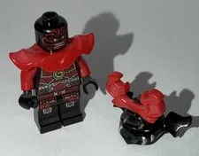 Lego Stone Army Warrior 70503 70501 Red Face The Final Battle Ninjago Minifigure