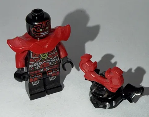 Lego Stone Army Warrior 70503 70501 Red Face The Final Battle Ninjago Minifigure