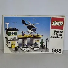 LEGO Vtg Police Headquarters 588 1979 Manual Instruction Booklet Only