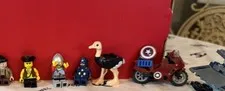 Lego Mini Figures Lot Of 9 Plus Ton Legos