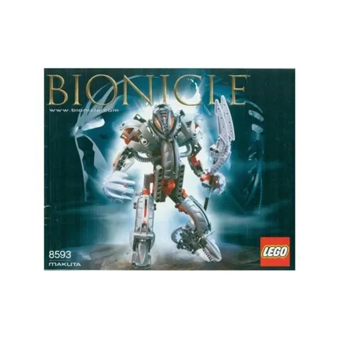 LEGO 8593 - BIONICLE: Titans - Makuta - 2003 - NO CANISTER / BOX