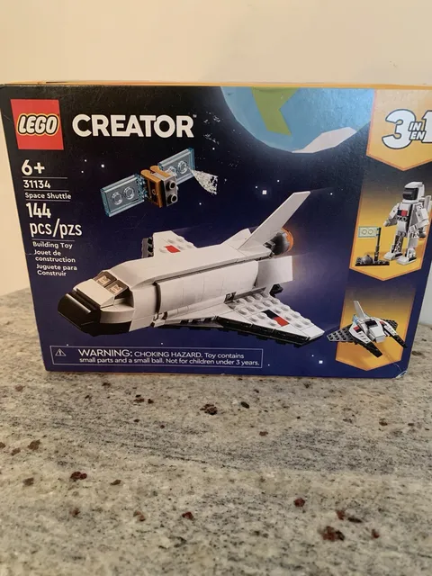 LEGO Creator 3 in 1 Space Shuttle Toys - Space Toys Building Set for Boys & Girl