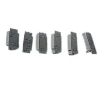 LEGO 2345 Vintage Castle Fantasy Era Grey Brick Wall lot Of 6