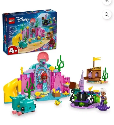 LEGO Disney Ariel's Crystal Cavern 43254 141 pcs 4+ Starter Brick Set