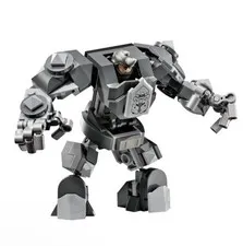 LEGO Marvel Rhino Minifigure and Mech - From 76342 Daily Bugle Set