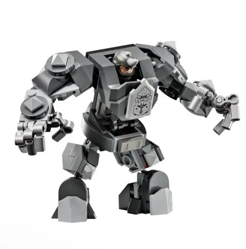 LEGO Marvel Rhino Minifigure and Mech - From 76342 Daily Bugle Set