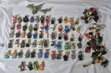 Lot Of Mix Lego Mini Figs And Extra parts