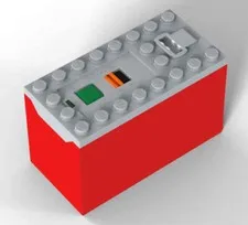 Lego Power Functions Red AAA BATTERY BOX  (technic,remote,motor,train,power,car)