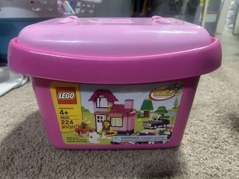 LEGO Pink Storage Container with Lid No Lego container only
