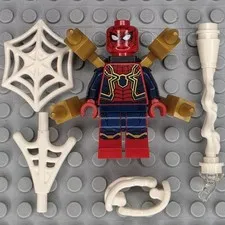 Lego Marvel Super Heroes Minifigure SH0510 Iron Spider-Man Mechanical Arms Barbs
