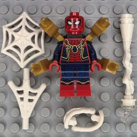 Lego Marvel Super Heroes Minifigure SH0510 Iron Spider-Man Mechanical Arms Barbs