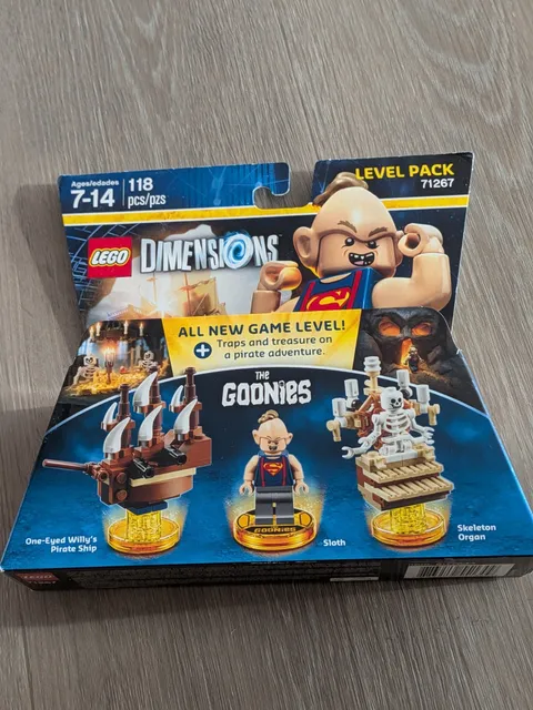 LEGO Dimensions The Goonies Sloth and Pirate Ship Set 71267 New Sealed Retired