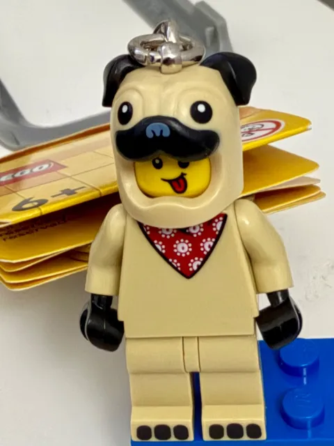 LEGO Pug(Dog) #854158 Mini Figure Keychain Series 21 - NEW
