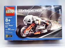 2003 LEGO Racers #8355: H.O.T. Blaster Bike w/ Box & Manual (99% Complete)