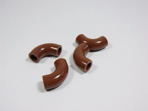LEGO 4 Reddish Brown 90 Degree Elbow Tube O1