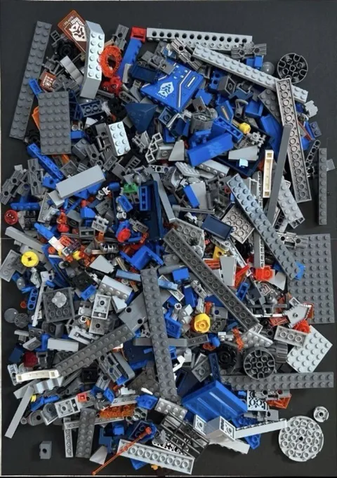 LEGO 70317 Nexo Knights Moving Fortress Fortrex Large Model With Missing Parts