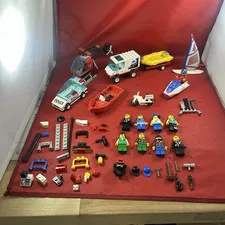 Lego Systems lot 6556/6517/6487 Incomplete Set Plus Extra pieces lot