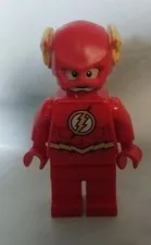LEGO DC Superheroes The Flash Minifigure (Sh087) Genuine Authentic!