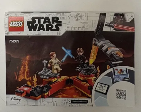 LEGO 75269 DUEL ON MUSTAFAR Star Wars - MANUAL ONLY