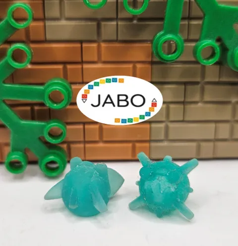(S12 / 19 / 7) LEGO 2x 60929 Bionicle Shadow Leech Rubber Trans-Blue 8952