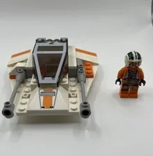 LEGO Star Wars #75268 Snowspeeder Incomplete Missing Parts No Box No Manual