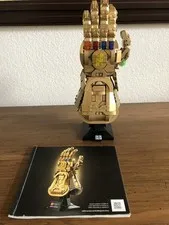 LEGO 76191 MARVEL INFINITY GAUNTLET Thanos Complete w/ instr No NAME plate