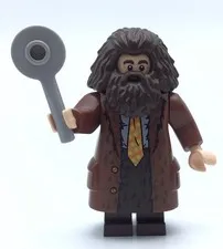 LEGO Rubeus Hagrid - Reddish Brown Topcoat with Buttons HARRY POTTER MINIFIG