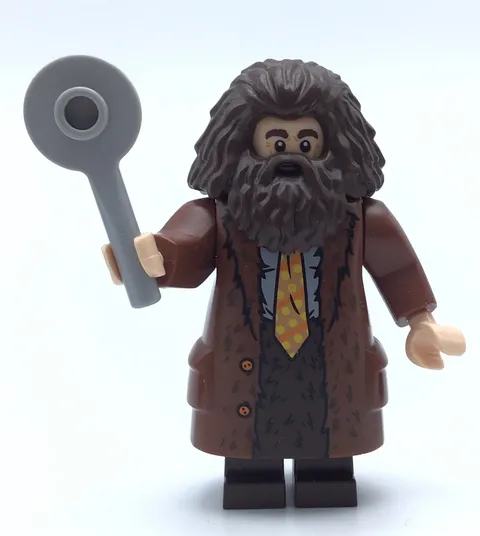 LEGO Rubeus Hagrid - Reddish Brown Topcoat with Buttons HARRY POTTER MINIFIG