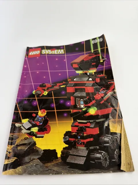 Lego System Manual Only 6949 Robo Guardian Spyrius Vintage 1994