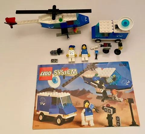LEGO 6553 Town Crisis News Crew 100% Complete Set w/ Instructions - No Box