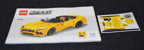 76924 INSTRUCTION BOOKLET & ORIGINAL STICKERS ONLY Set # 76924 ~ Lego Speed (A)