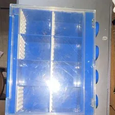 LEGO Blue Plastic Carrying Case with Handle and 6 Compartments