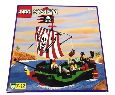 LEGO 6250 Cross Bone Clipper Pirates 1997 Vintage New Sealed